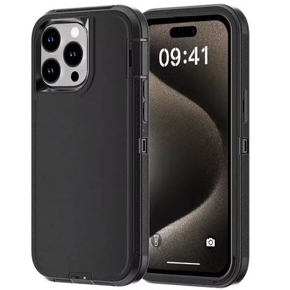 3-in-1 Armor Shockproof Case for iPhone 14/Plus/Pro Max/Mini