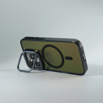 Invisible Lens Kickstand MagSafe Case for iPhone 16 15 14 13 12 Pro Max