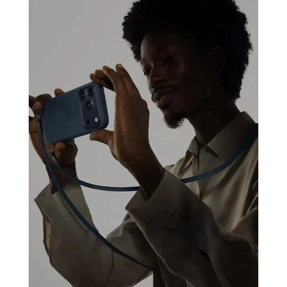 Magnetic Crossbody Lanyard Case for iPhone 17 Pro Max Adjustable Neck Strap