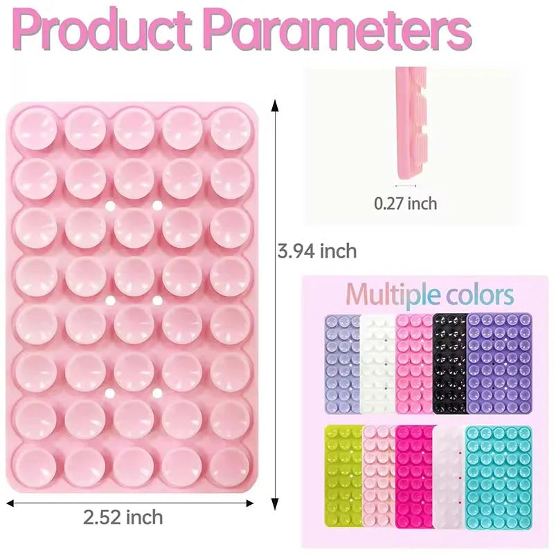 Double-Sided Suction Phone Case Mount Hands-Free Holder for iPhone/Android