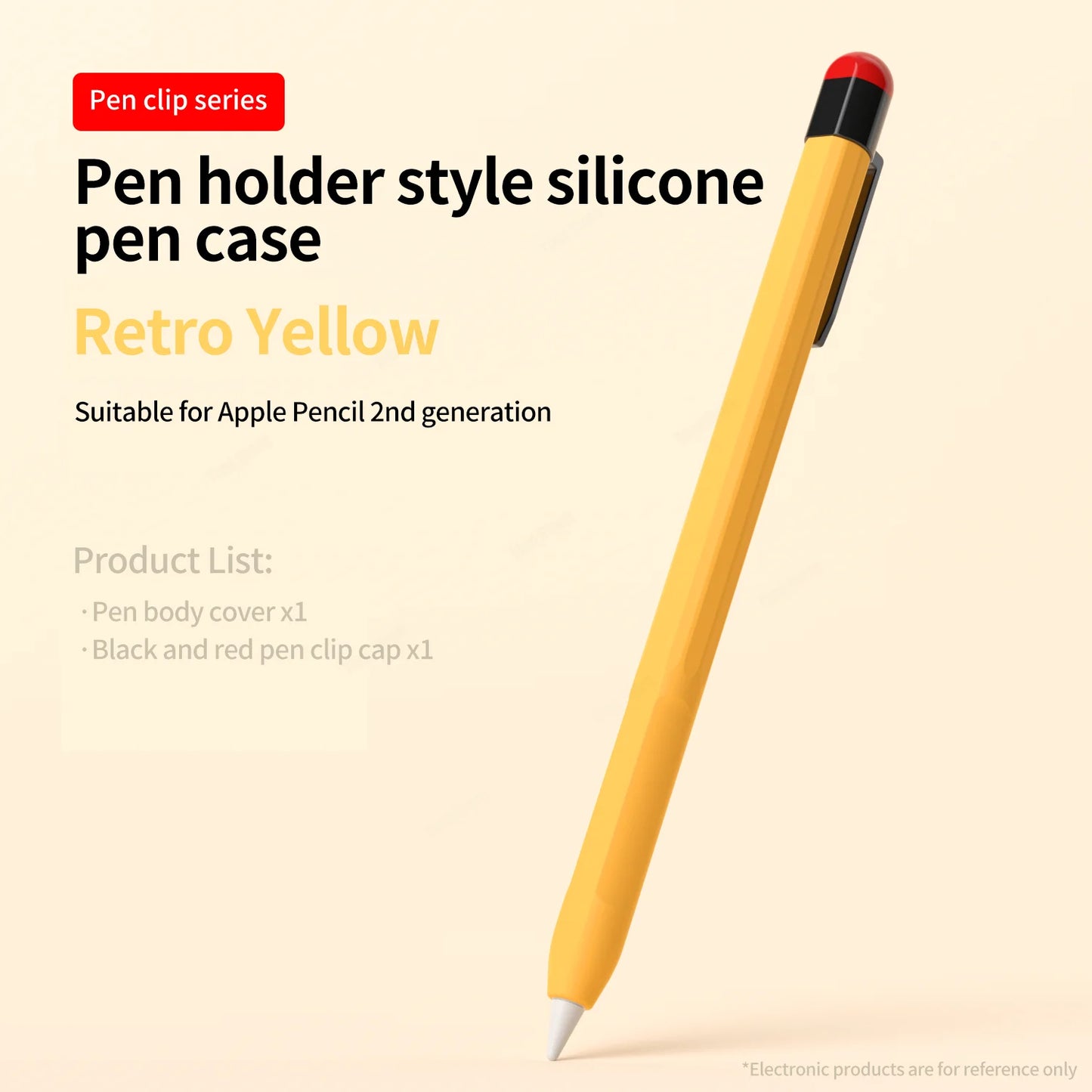 Silicone Case for Apple Pencil Pro 2024 & 2nd Gen – Soft Protective Sleeve