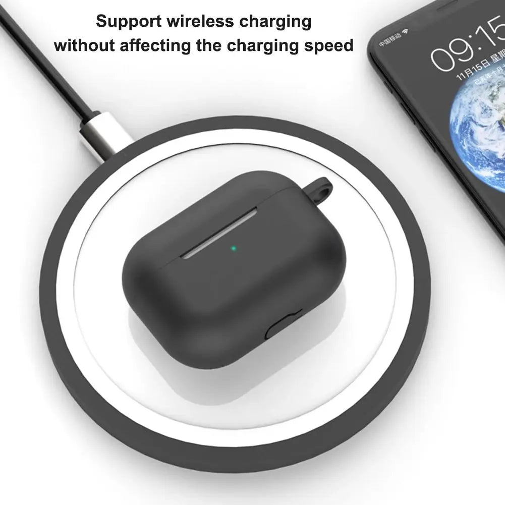 Silicone Protective Case for AirPods Pro 2 – 2nd Gen Cover with Hook