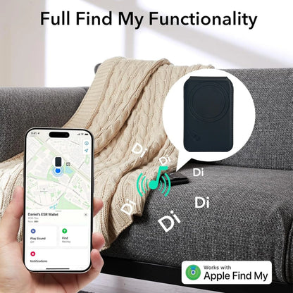 MagSafe Wallet with Find My, 3000g Magnet Strength and Adjustable Stand