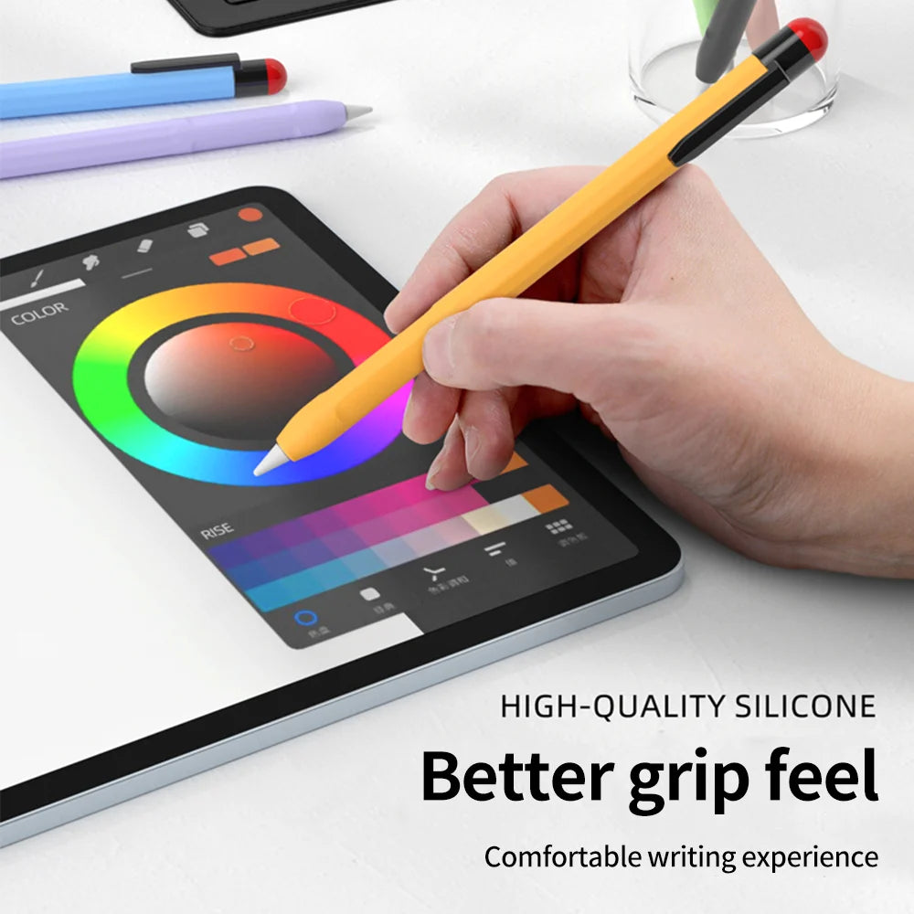 Silicone Case for Apple Pencil Pro 2024 & 2nd Gen – Soft Protective Sleeve