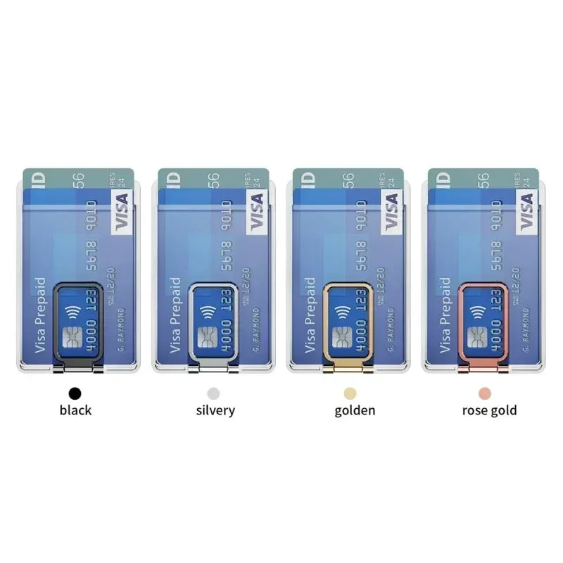 Clear MagSafe Card Holder Wallet Case for iPhone 16 15 14 13 12 Pro Max