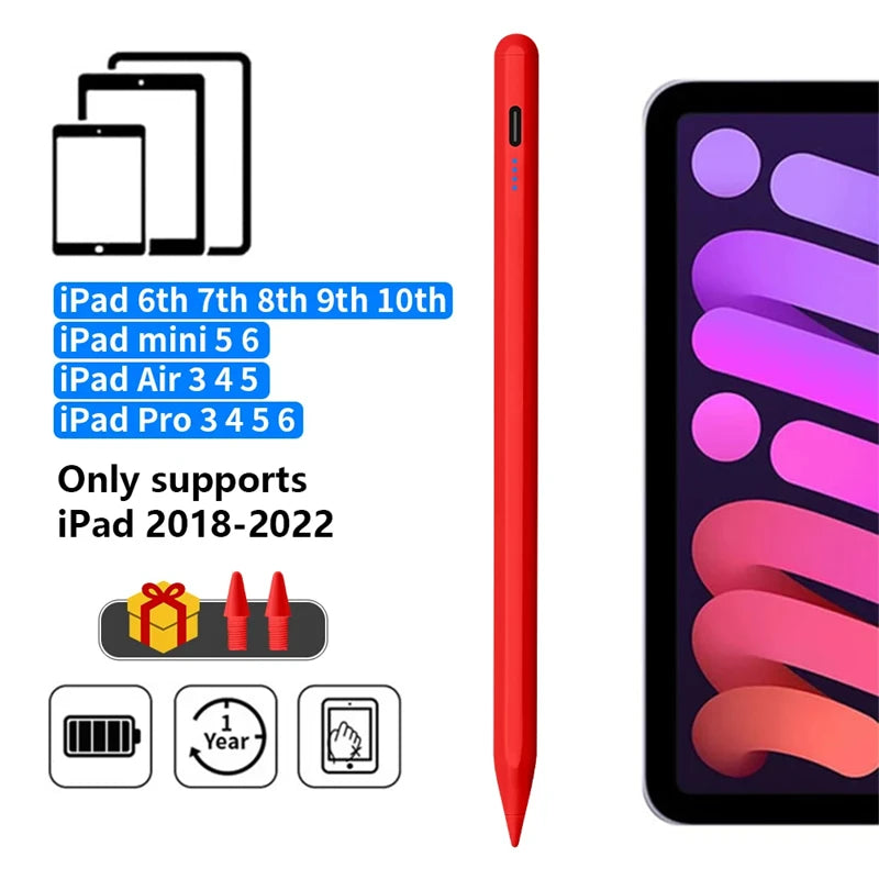 Stylus Pen for iPad Pro/Air/Mini | Palm Rejection & Power Display Pencil 2/1