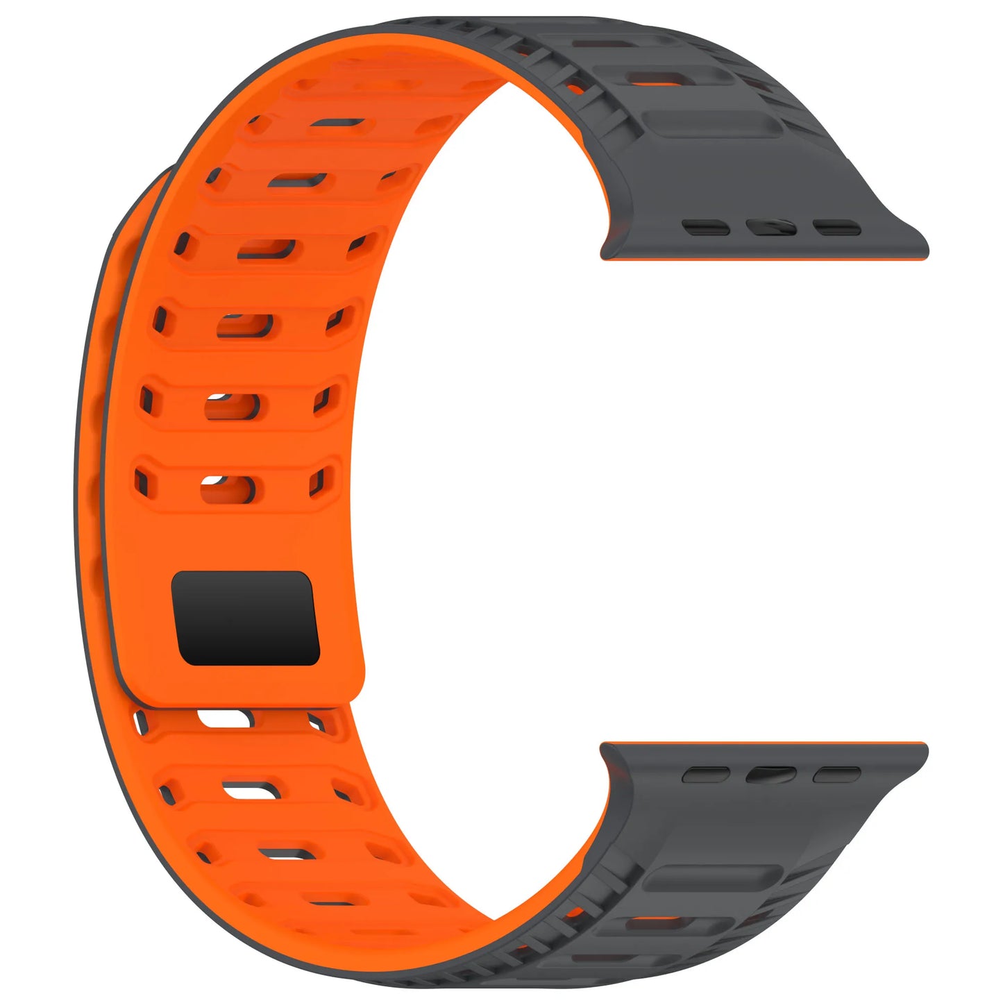 Magnetic Strap for Apple Watch Ultra 2 – Silicone Band Series 4–10 SE