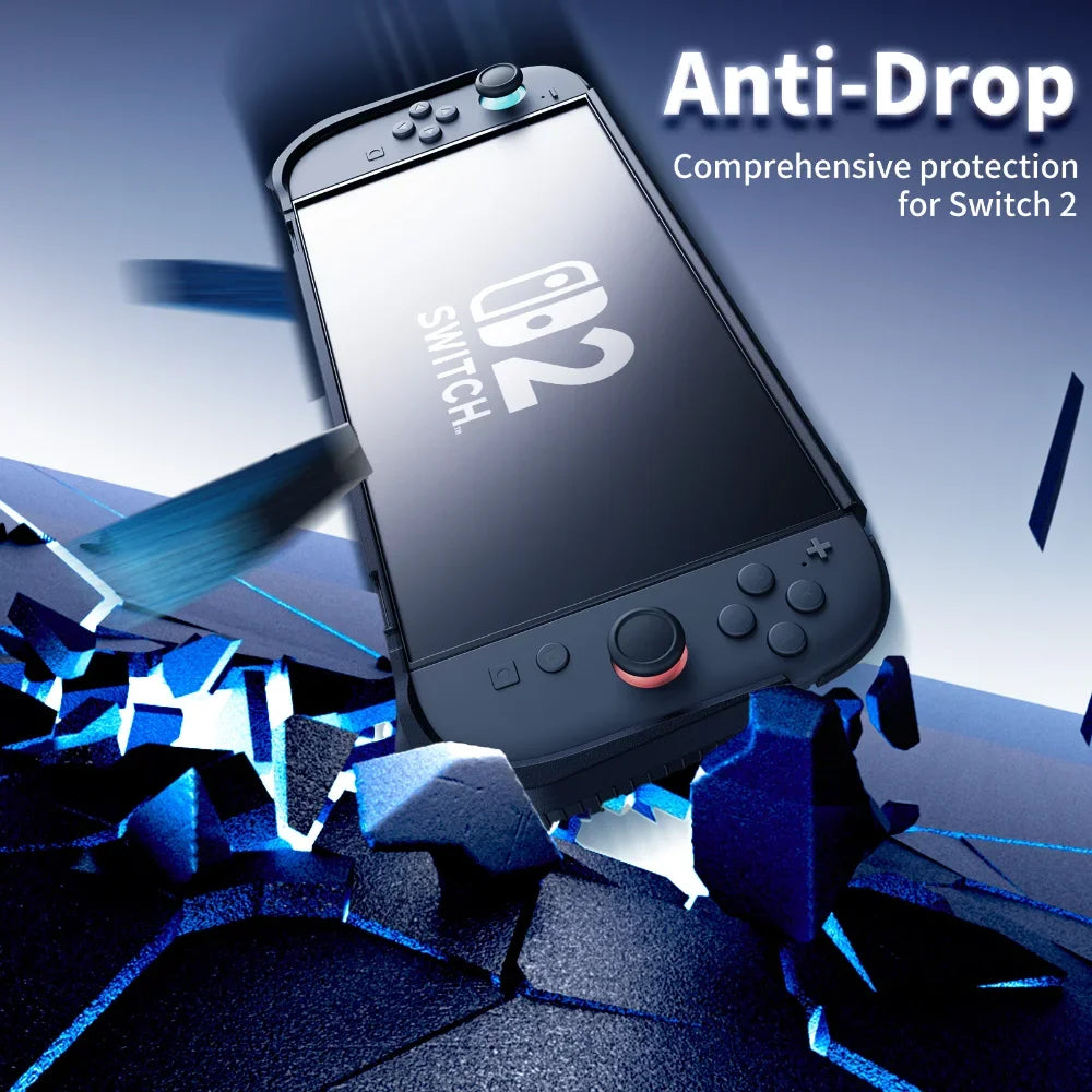 Ergonomic TPU Protective Case for Nintendo Switch 2 Comfortable Grip Cover