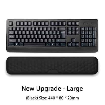 Ergonomic Keyboard & Mouse Wrist Rest Set | Memory Foam Office Support Pad
