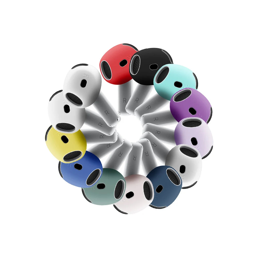 Silicone Protective Case for AirPods 4th Gen with Earpads & Tips