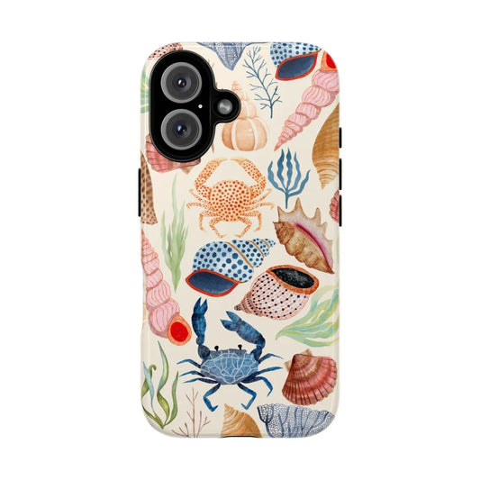 Luxury Ocean Pattern Case for iPhone 17–7 | Double-Layer Protective Cover