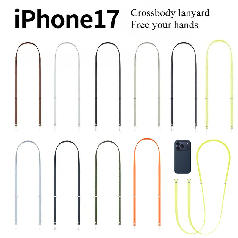 Magnetic Crossbody Lanyard for iPhone 17 Pro – Adjustable Multi-Functional Strap