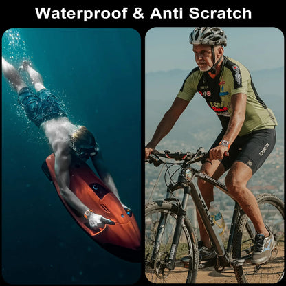 Tempered Glass Screen Protector for Apple Watch Ultra 2 49mm, Anti-Scratch Full HD Film