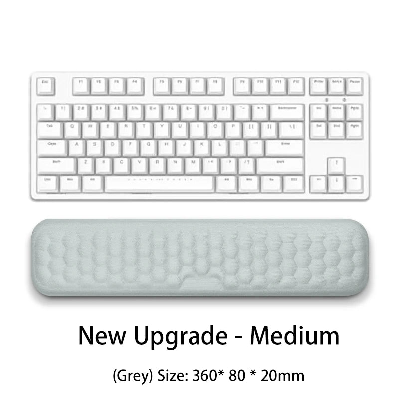 Ergonomic Keyboard & Mouse Wrist Rest Set | Memory Foam Office Support Pad