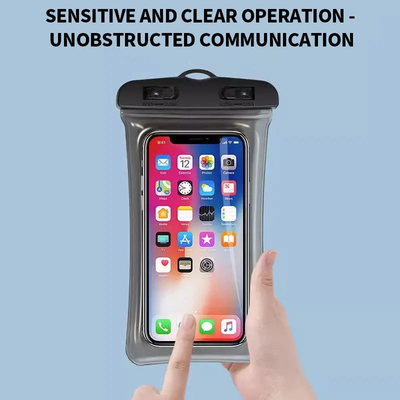 Waterproof Phone Pouch for Diving, Swimming, Beach & Water Sports