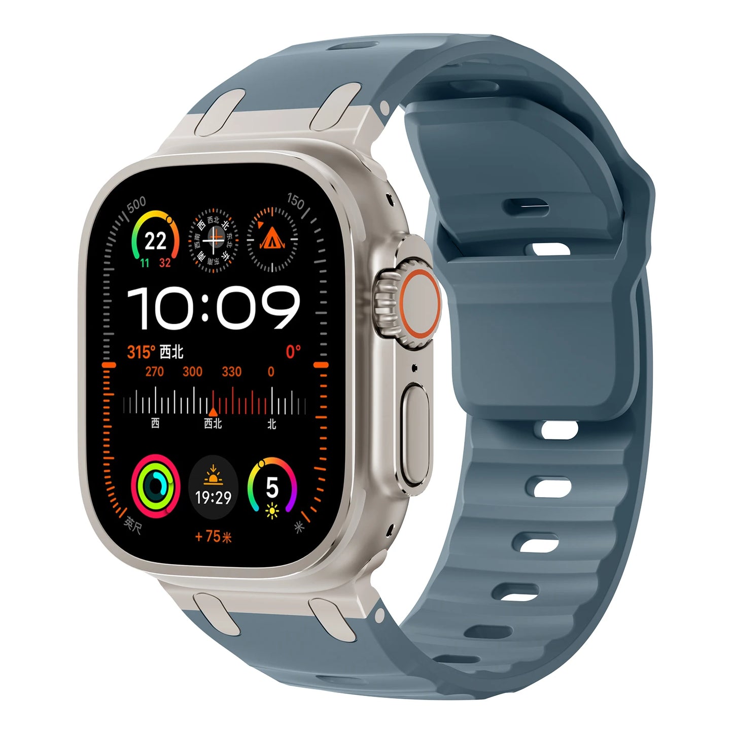 Sport Silicone Strap for Apple Watch Ultra 2 / Series 7–10
