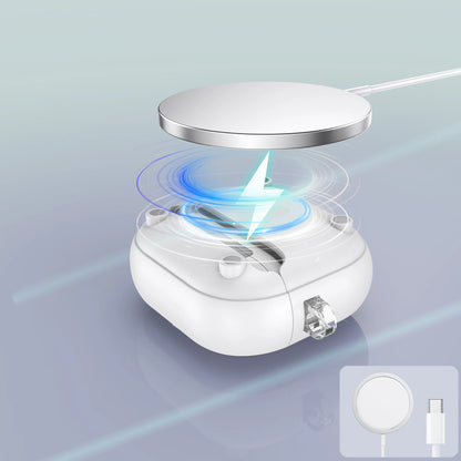 Secure Lock Clip Protection Case for AirPods 4 & AirPods Pro 2 with Magnetic Wireless Cover