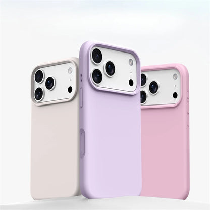Liquid Silicone MagSafe Case for iPhone 17–16 | Soft Magnetic Solid Cover