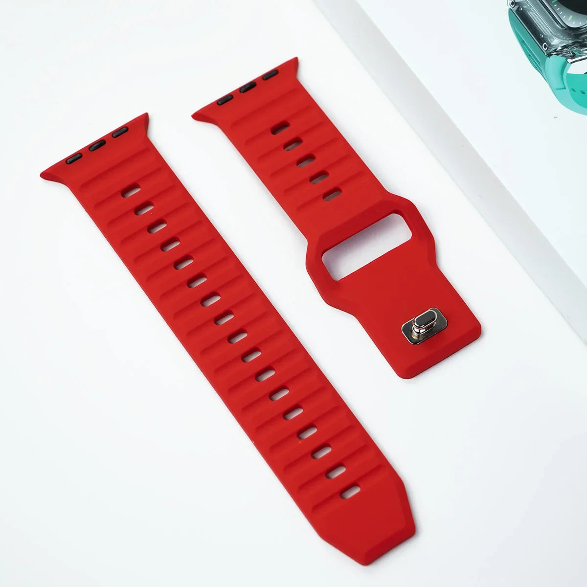 Sport Silicone Strap for Apple Watch Ultra 2 & Series 9–6 | 49–42mm Band