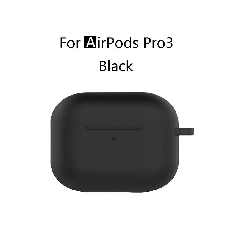Soft Silicone AirPods Pro 3 Case – Keychain & Cleaning Kit Included