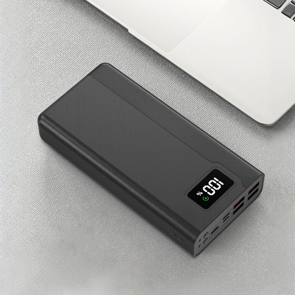 40000mAh Large Capacity Power Bank with LED Display, 4 Outputs & 3 Inputs