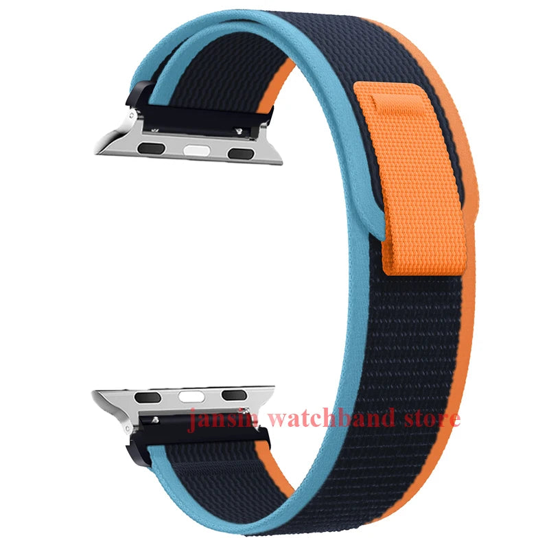 Alpine Nylon Loop Strap for Apple Watch Series 11–3 Ultra 3 49/46/45/44/42/41/40mm