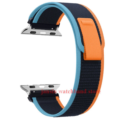 Alpine Nylon Loop Strap for Apple Watch Series 11–3 Ultra 3 49/46/45/44/42/41/40mm