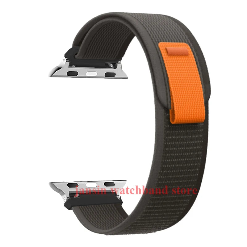 Alpine Nylon Loop Strap for Apple Watch Series 11–3 Ultra 3 49/46/45/44/42/41/40mm