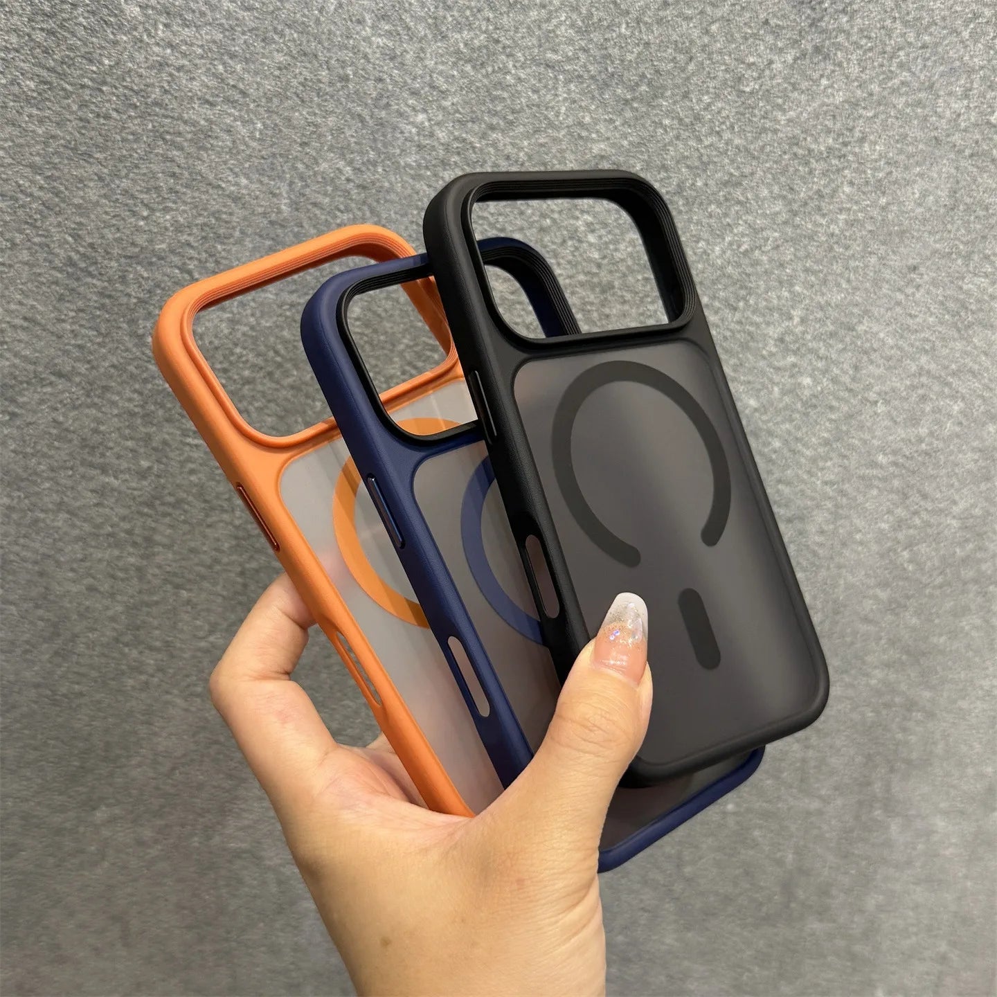 Matte Mixed Armor Magnetic Case for iPhone 17 Pro Max & 17 Pro – AI Camera Cover