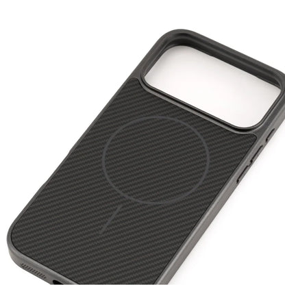 Business Carbon Fiber MagSafe Case for iPhone 17 16 15 Pro Max Plus TPU