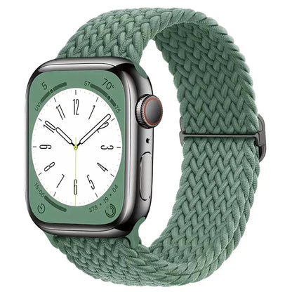 Braided Solo Loop for Apple Watch Ultra & Series 10–3 SE Elastic Band