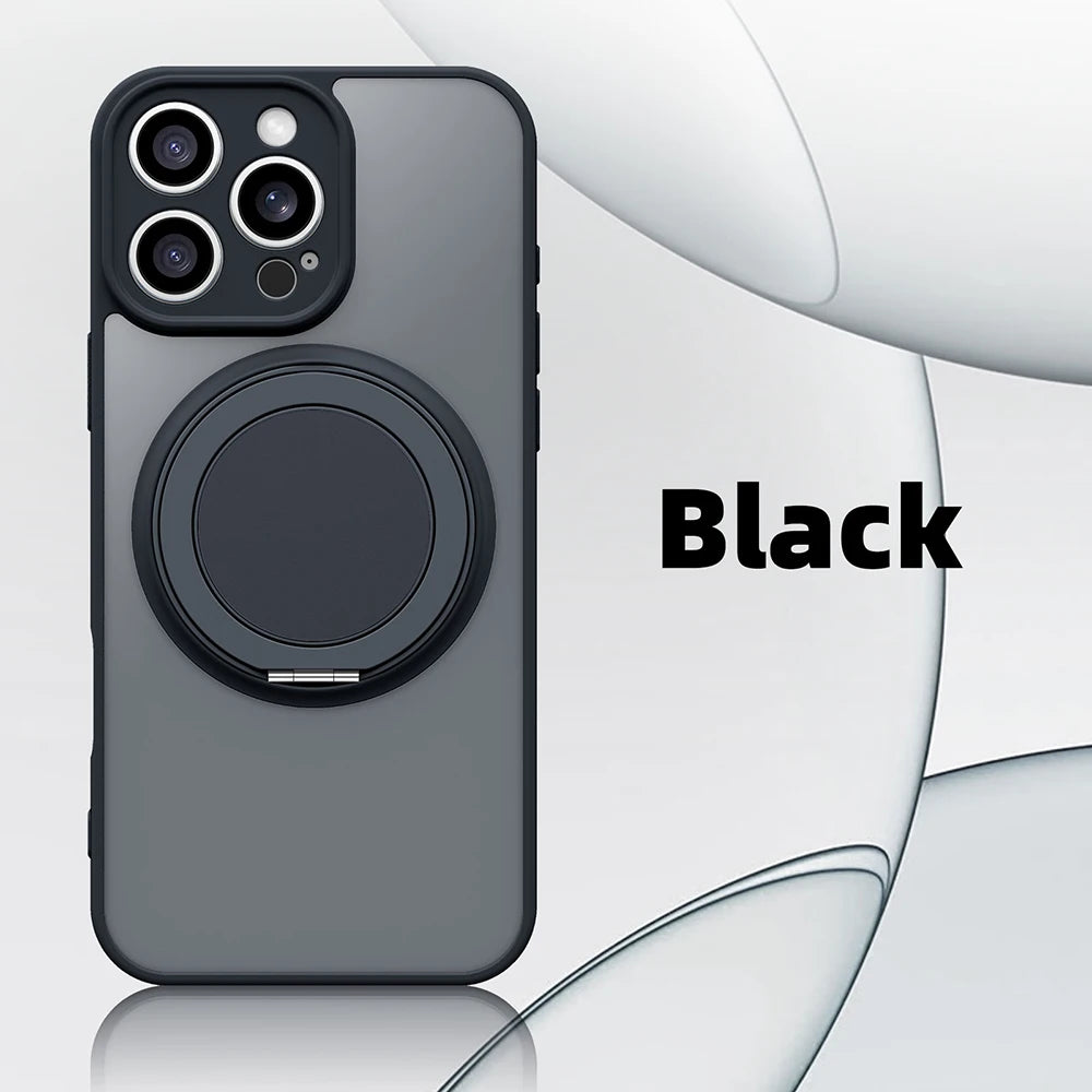 360° Rotating Stand MagSafe Case for iPhone 17 16 15 14 13 12 11 Pro Max