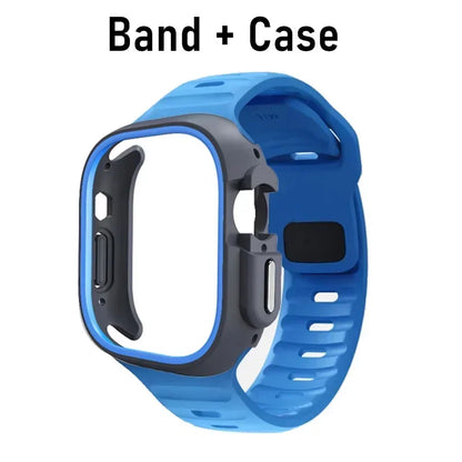 TPU Case + Silicone Sport Band for Apple Watch Ultra & Series 9–1