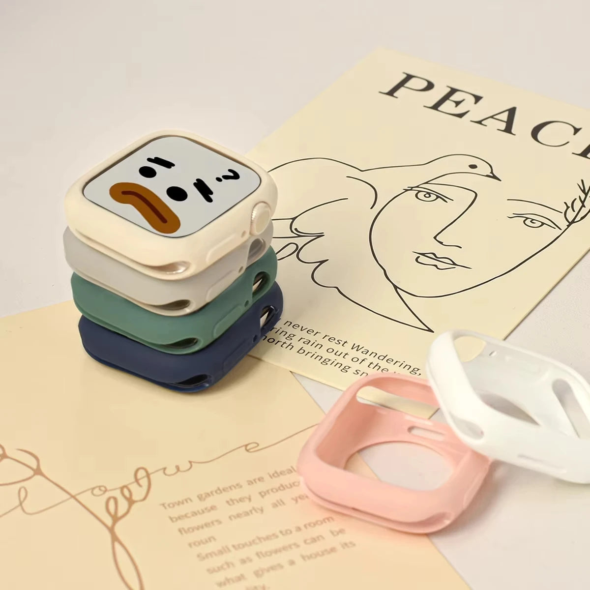 Silicone Candy Case for Apple Watch Ultra 3/2 & Series 11–8 Protective Cover