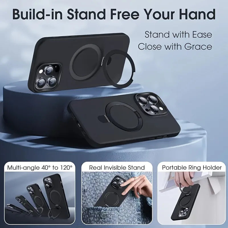 Magnetic Armor Case for iPhone 17–11 | Shockproof Wireless Cover