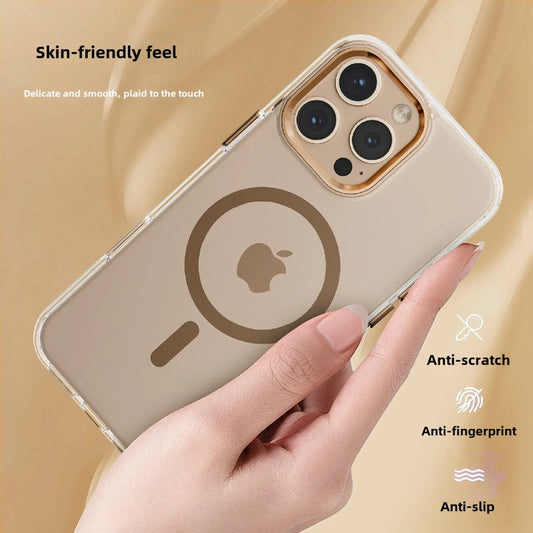 Magnetic Clear Shockproof Case for iPhone 16 15 Pro Max