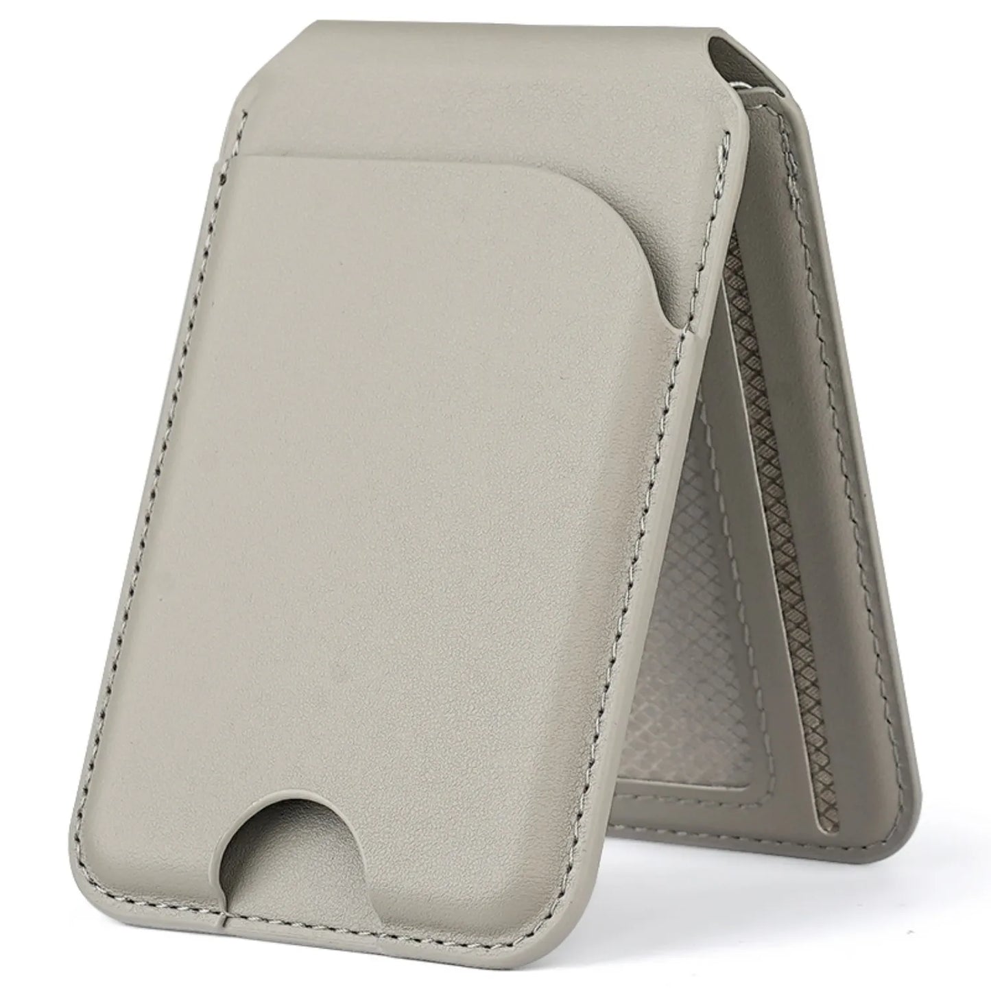 MagSafe Vegan Leather Wallet Stand for iPhone 16 15 14 13 12 11 Pro Max