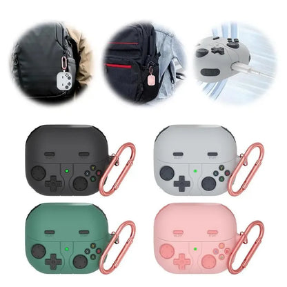 3D Cartoon Game Console Case for Samsung Galaxy Buds 3 / Buds 3 Pro with Hook