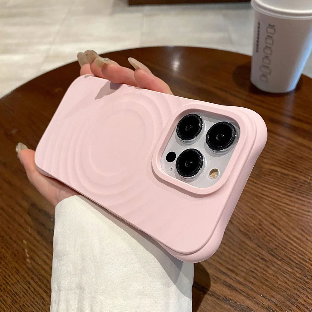 MagSafe Magnetic Wireless Charging Silicone Case for iPhone 16 15 14 13 12 11