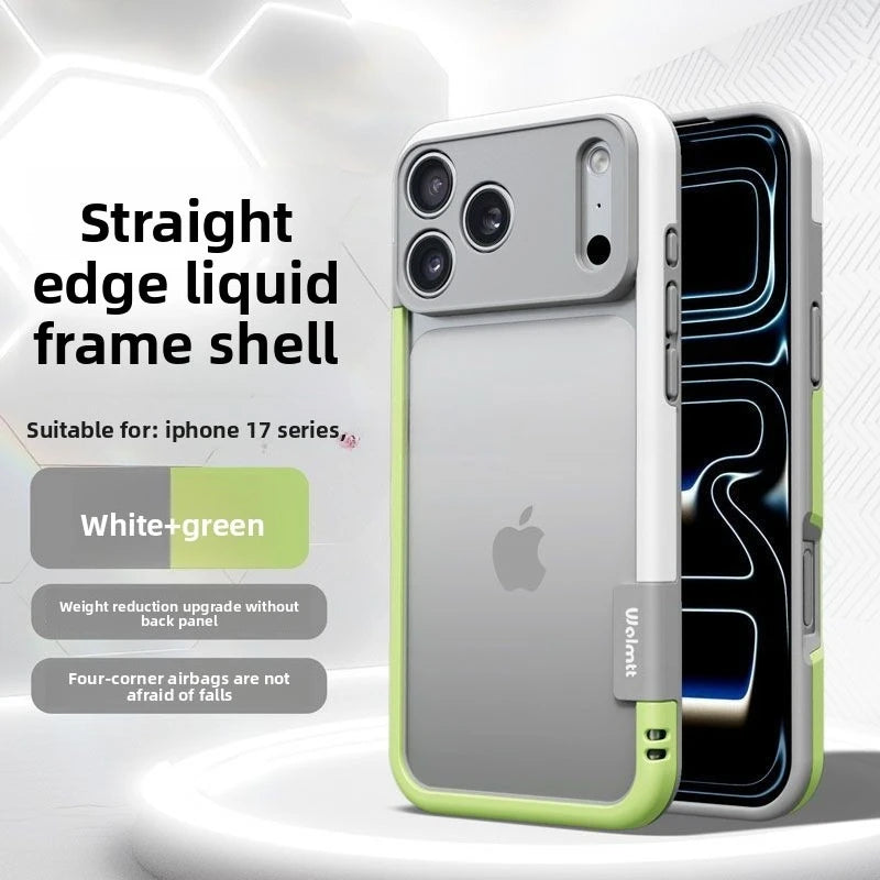 Colorful Silicone Bumper Frame Case for iPhone 17 Pro Max Air 16 15 14 13 12