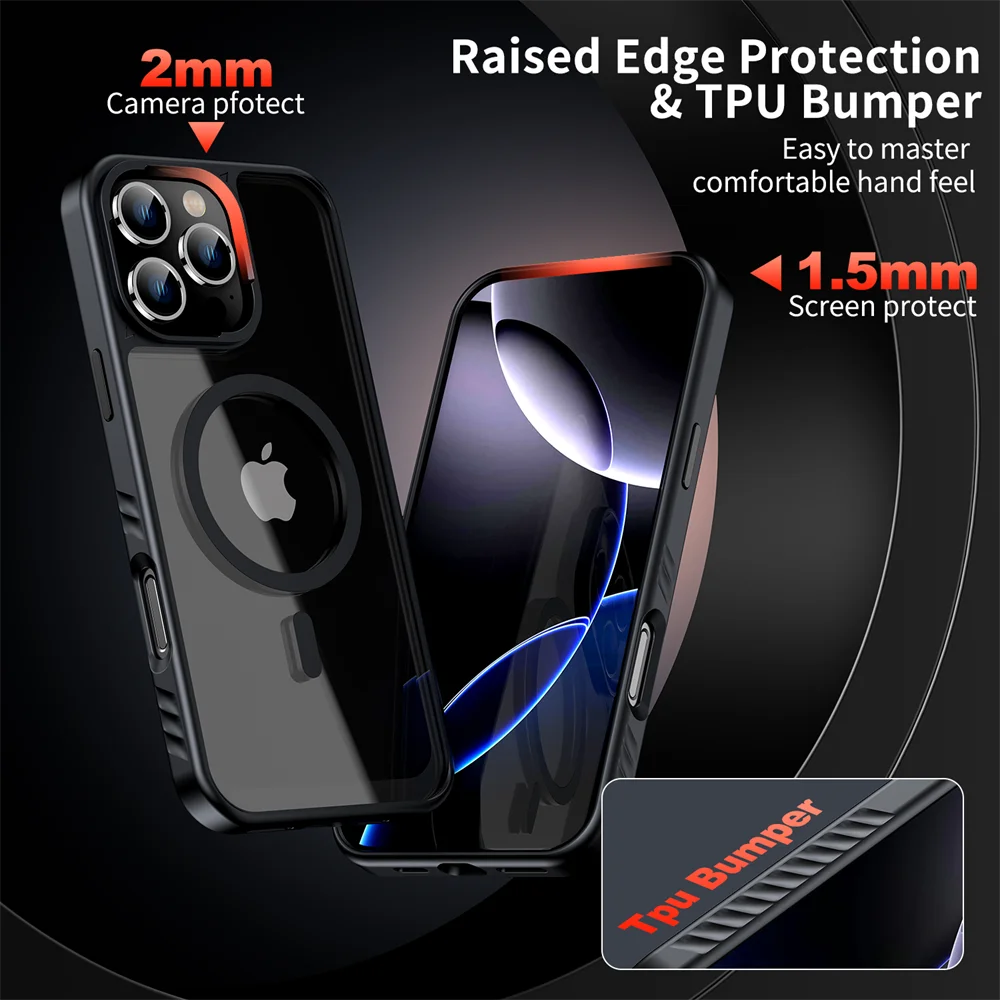 Clear Acrylic Magsafe Case for iPhone 13/12/11 Pro Max