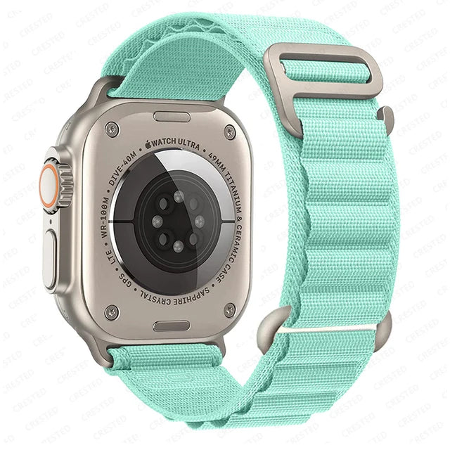 Alpine Loop Nylon Strap for Apple Watch Ultra 2 & Series 10-4, 40-49mm Adjustable Band