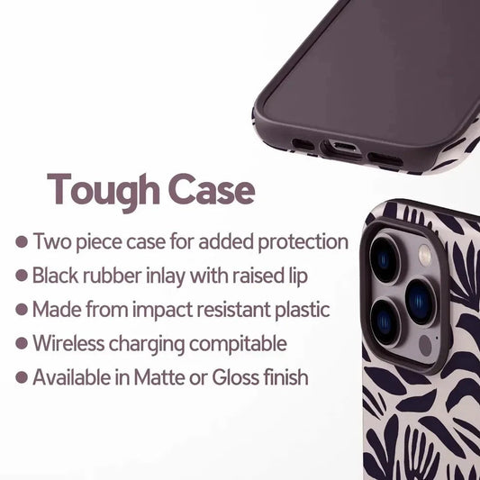 Luxury Black Dead Leaf Case for iPhone 17–11 Pro Max Double-Layer Cover