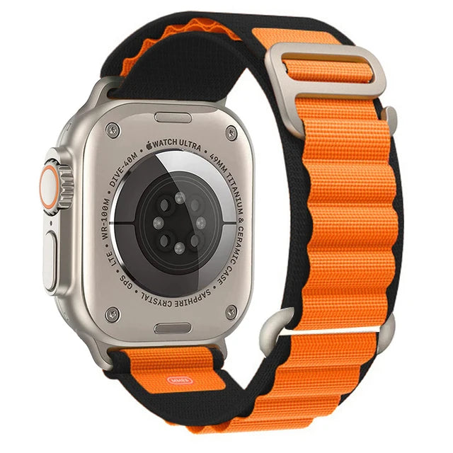 Alpine Loop Nylon Strap for Apple Watch Ultra 2 & Series 10-4, 40-49mm Adjustable Band