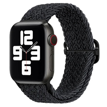 Braided Nylon Strap for Apple Watch Ultra 2/Series 10–4 Adjustable Band