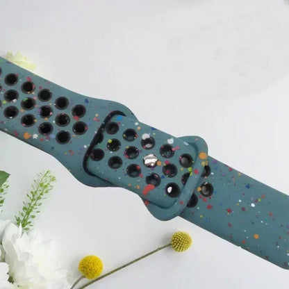 Silicone Sports Watch Strap for Apple Watch Ultra 2/10/9/8/7/6/SE 49–41MM Band