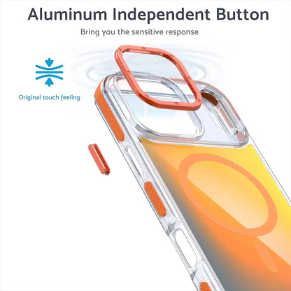 Metal Lens MagSafe Case for iPhone 17 Pro Max Wireless Charging Discolour Cover