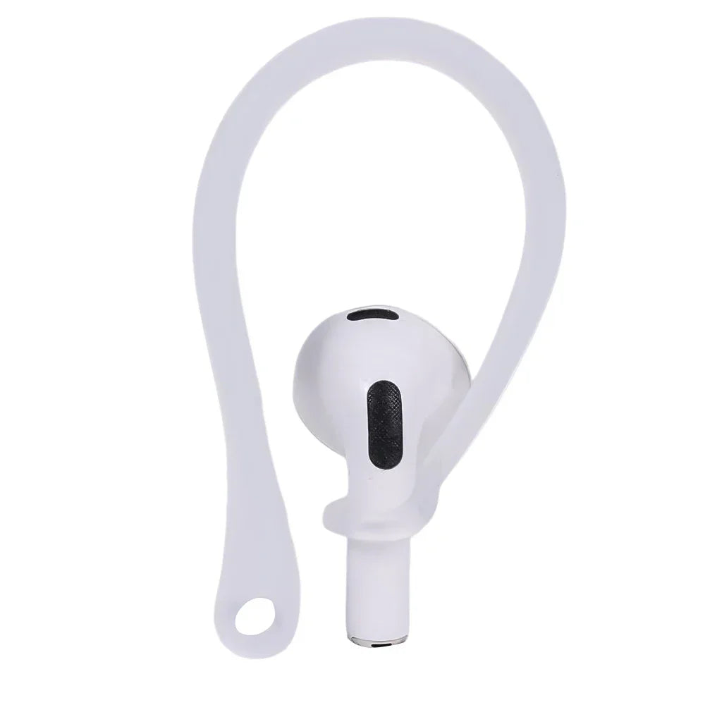 Silicone Anti-Lost Ear Hooks for AirPods Pro & 3, Bluetooth Earphone Holder, Sports Use