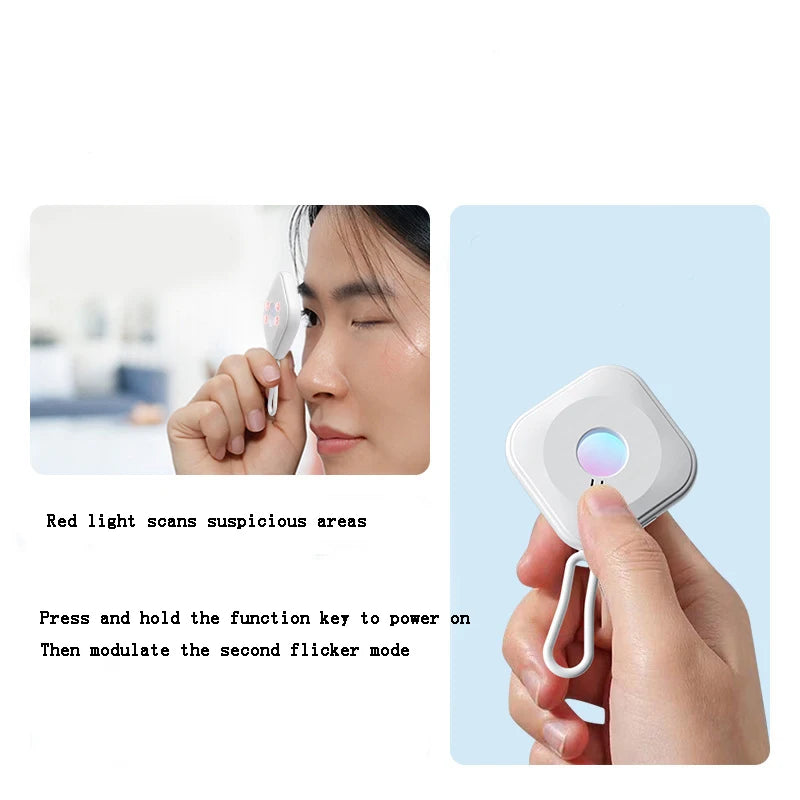 Infrared Anti-Spy Camera Detector for Hotels & Business Trips – Long-Distance Scan