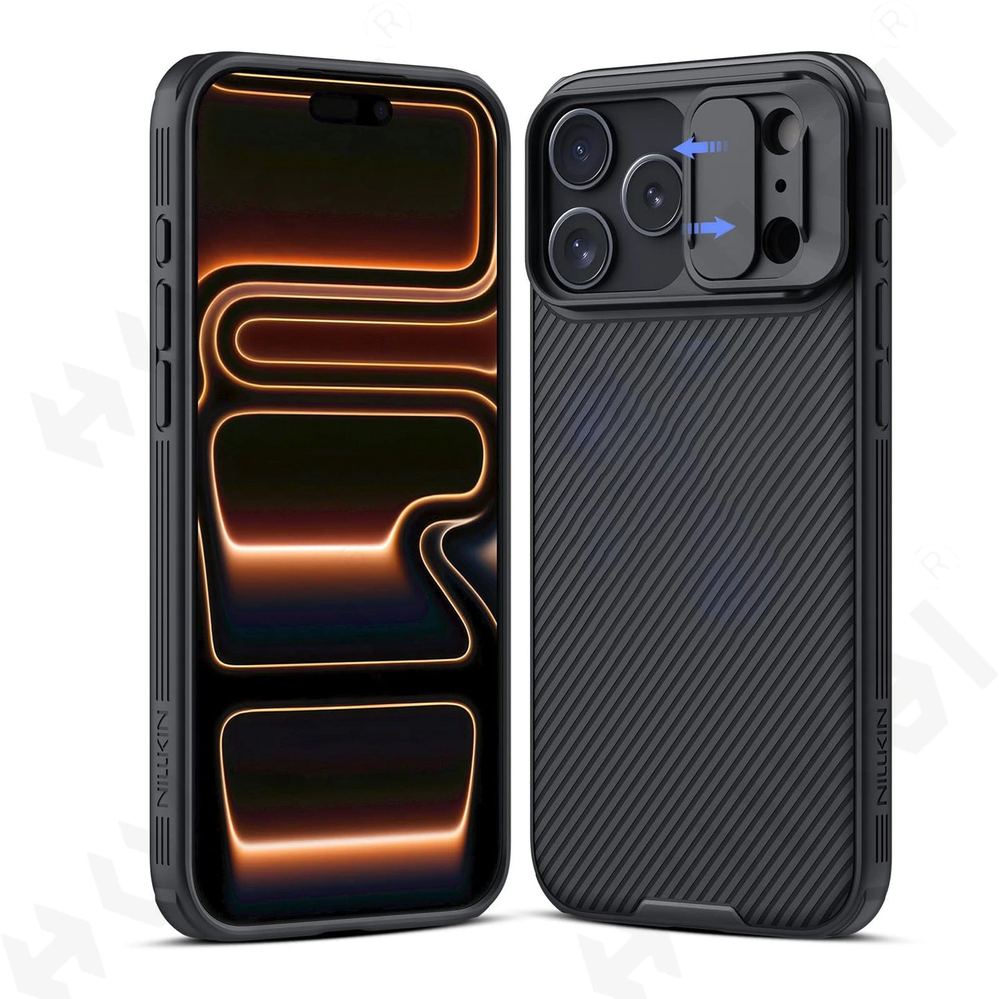 Slim Rugged Slide Camera Shockproof Phone Case for iPhone 17–11 Pro Max Air Plus